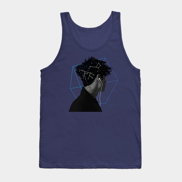 Lost in music Tank Top by MB24Black